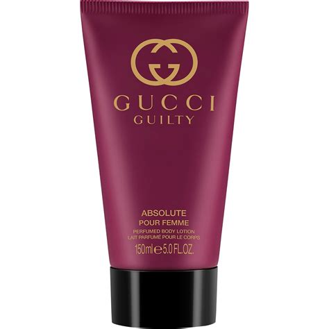 gucci guilty absolute pour femme body lotion|gucci guilty body lotion 200ml.